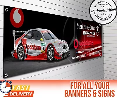 Mercedes-Benz AMG CLK 55 DTM Race Banner For WORKSHOP Garage SIGN Showroom • $20.84