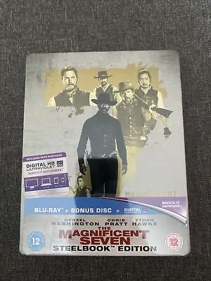 The Magnificent Seven Limited Edition Steelbook NEW SEALED BLU RAY • £8.99