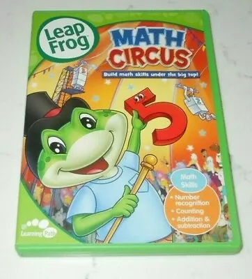 LEAP FROG - MATH CIRCUS (DVD 2010)  Kids Learning Animation • $1.25