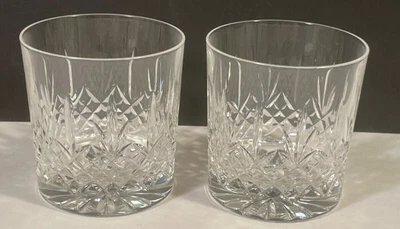 £16.99 • Buy Set Of 2 Edinburgh Crystal   Kenmore  Tumblers, Etched