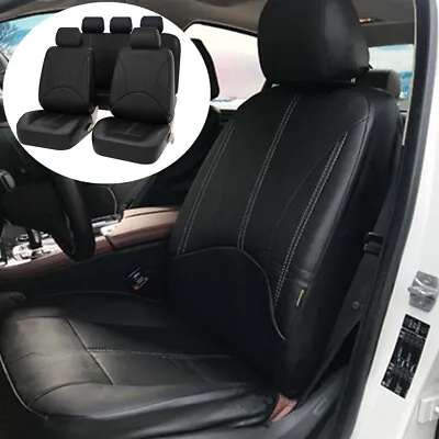 $35.14 • Buy 5 Seat Full Set Car Seat Cover PU Leather For Mazda Front Rear Back Cushion NEW