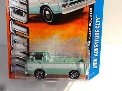 Matchbox - Adventure City - Green - 1966 Dodge A100 - 60th Anniversary Card • $2.95