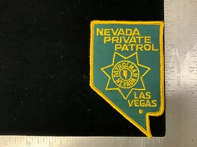 Vintage Nevada Private Patrol Las Vegas Security Patch • $7.99