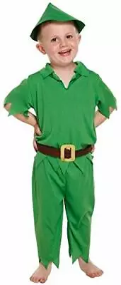 Peter Pan Fancy Dress Costume Outfit For Kids Children • $34.36