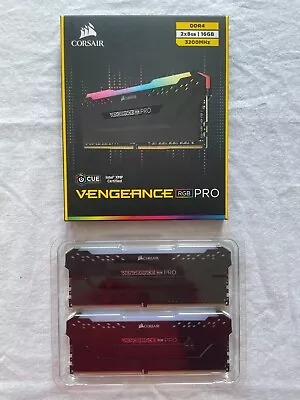 CORSAIR VENGEANCE RGB PRO DDR4 RAM 16GB (2x8GB) 3200MHz CL16 XMP WITH BOX • £45