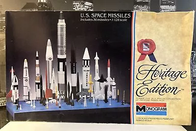 Vintage Monogram U.S Space Missiles Model Kit Prestige 5 Rare 1983 New Open Box • $129