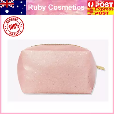 Tarte Blushing Beauty Bag In Pink Shimmer (Large) Travel Makeup Pouch Brush Case • $29.95
