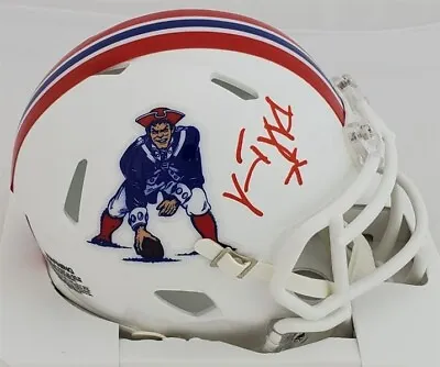 Vince Wilfork Signed New England Patriots Mini Helmet / Patriots Alumni Club COA • $219.95