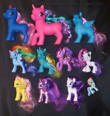 🐴 10 My Little Pony + Clone Lot Colorful Toys Dolls Figures MLP Ponies 🦄 • $8.99