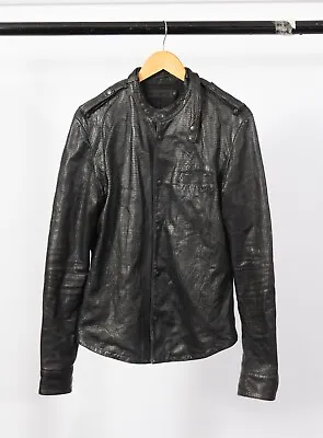 All Saints Leather Jacket Mens Medium Vintage • £45