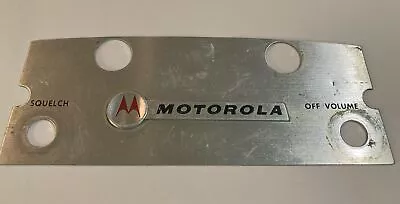 Motorola MOTRAC MOCOM-70 Control Head Escutcheon Label 1 Frequency Item P • $13
