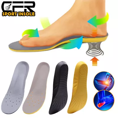 Memory Foam Orthotic Shoes Insoles Arch Support Inserts Pads Unisex Women Men HB • $6.99