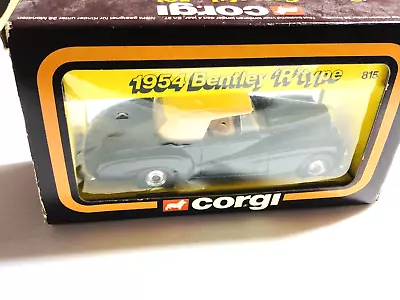 Vintage / Retro 1980s...Corgi Cars Of The 50's 1954 Bentley R Type In Black • $24.88