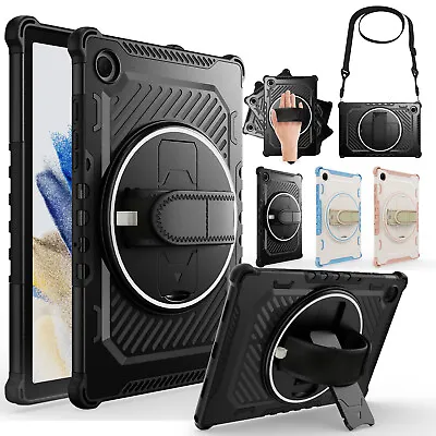 For Samsung Galaxy Tab A8 10.5  SM-X200 Tablet Case Rotating Rubber Stand Cover • $18.95