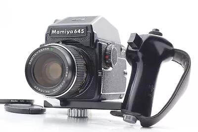 [N MINT W/ Grip] Mamiya M645 PD Prism Finder Sekor C 55mm F/2.8 Lens From JAPAN • $399.99