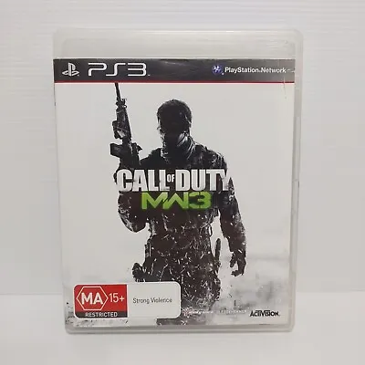 Call Of Duty Modern Warfare 3 PlayStation 3 PS3 Game - Complete With Manual Pal • $7.99