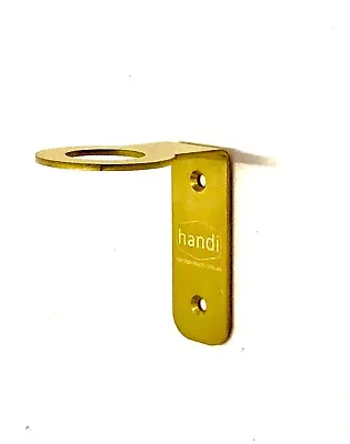 Pump Bottle Holder BRASS Hand Liquid Soap Wall Dispenser Bracket • £29.75