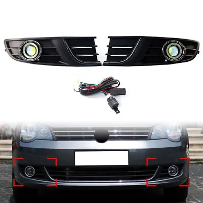 Pair Front Side LED Fog Lamp Light For VW Polo 2011-2013 2012 • $54.63