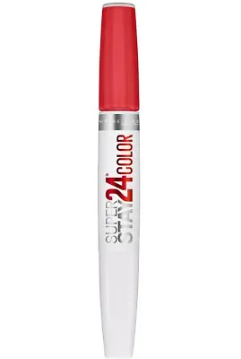 Maybelline New York SuperStay 24 2-Step Liquid Lipstick Makeup Steady Red-Y 1 • $7