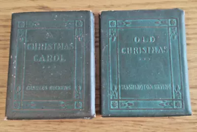 RARE! Little Leather Library A Christmas Carol By Charles Dickens • $25