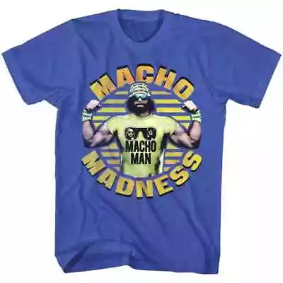 Macho Man Randy Savage MADNESS Sunset Bandana Mens T Shirt Shades Wrestling Hero • $22.99