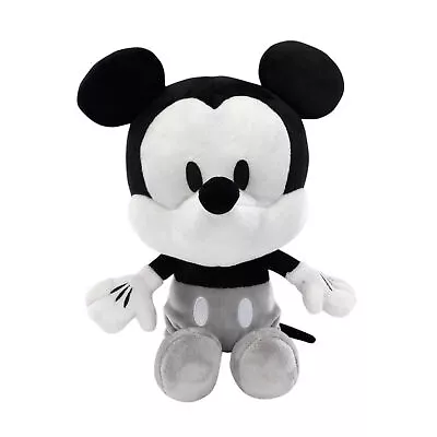 Disney Baby Mickey Mouse Black/White Plush Stuffed Animal Toy By Lambs & Ivy • $17.99