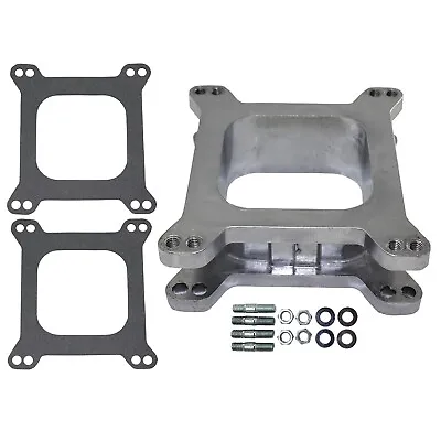 Holley Edelbrock 4BBL 4-Barrel Aluminum 2 Inch Carburetor Spacer Kit Open • $37.99