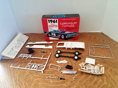 Vintage Palmer Plastics 1961 3 In 1 Lincoln Continental With Box & Some Parts • $11.99