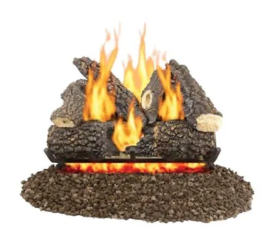 Pleasant Hearth VL-AA24D Fireplace Log Set Arlington Ash 56 Lb 55000 BTU • $149.52