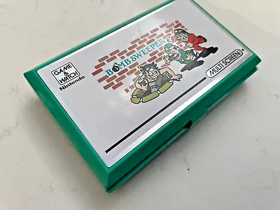 Vintage Original Nintendo Game & Watch Bomb Sweeper Rare Console Works 1987 • $150