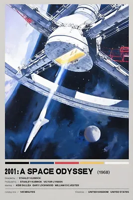  2001 A Space Odyssey Poster2001 A Space Odyssey 1968 Classic Vintage Movie • $38