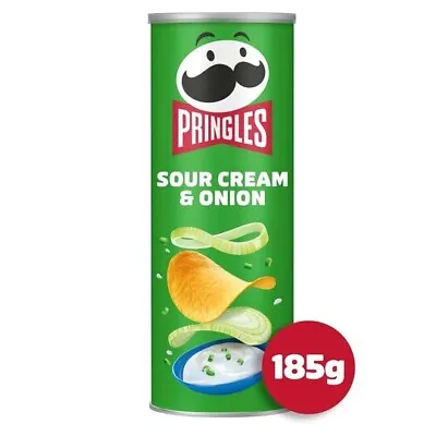 £13.99 • Buy Pringles Sour Cream & Onion Crisps 185g - 3 Packs