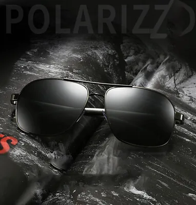 Pilot Military Retro Polarized Fishing Sunglasses Casual Driving Daily Glasses • £8.49