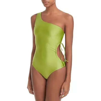 JADE Swim Womens Sena One Shoulder Cutout One-Piece Swimsuit Swimsuit BHFO 7996 • $23.99
