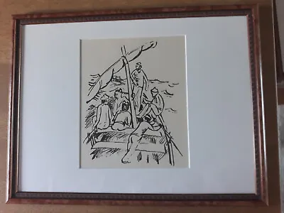 Max Pechstein (1881 - 1955) Lithograph 1919  Exit  • $106.45