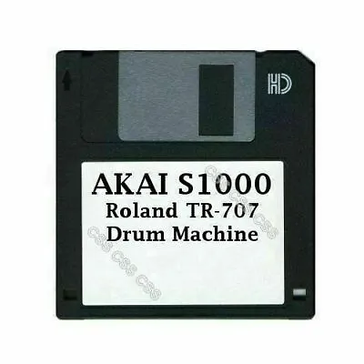Akai S1000 Floppy Disk Roland TR-707 Drum Machine • $10.99