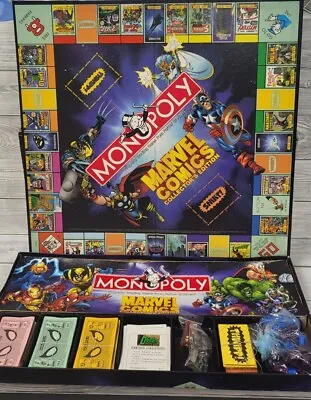 Monopoly Marvel Comics Collector's Edition (1999) Parker Brothers Board Game. PS • £30