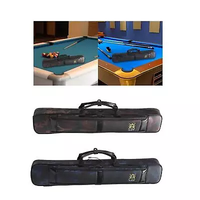 Pool Cue Sticks Bag With Backpack Straps 7 Hole Billiard Cue Bag 9-ball Pool Cue • $126.86