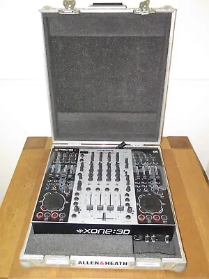 £459 • Buy Allen & Heath Xone:3D 4-channel USB DJ Mixer With Bespoke Flight Case / PERFECT