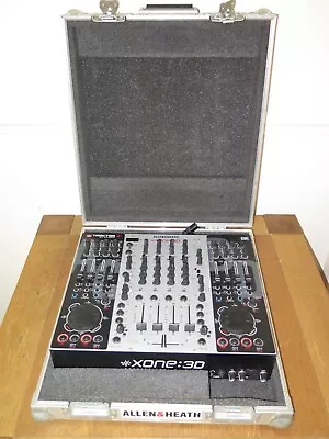 Allen & Heath Xone:3D 4-channel USB DJ Mixer With Bespoke Flight Case / PERFECT • £369