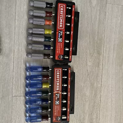 CRAFTSMAN 14 Pc SAE And METRIC Nut Driver Set MM Inch Piece NEW   7  • $70