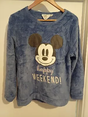 Disney Fleece Sweater Top Mickey Mouse Size XL P2P 23  • £5