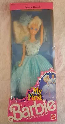 Vintage 1991 Mattel My First Barbie A Glittering Ballerina Factory Sealed  • $30