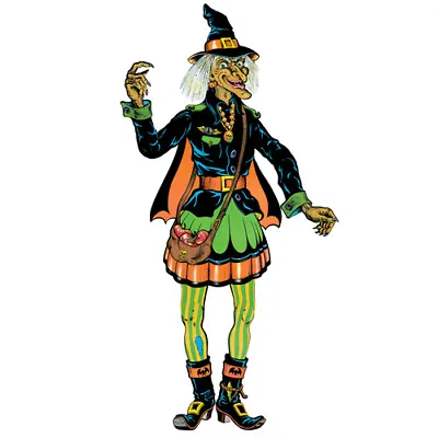 Vintage Halloween Jointed Witch • $18.59