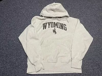 2000's Champion Reverse Weave Wyoming Cowboys M Gray Sweatshirt H3 • $36.99