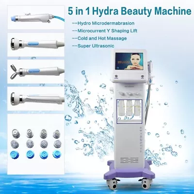 5 In 1 Water Hydra Dermabrasion Machine Deep Cleansing Hydro Face Lift Machine • $1750