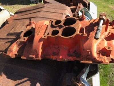 $165 • Buy Chevy Intake Looks Like Original Cast Iron, Looks Like For 350 Or 327! Used