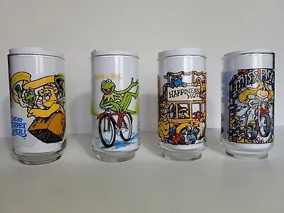 $31 • Buy Vintage McDonalds The Great Muppet Caper Collector's Glasses Set Of 4 Glass 1981