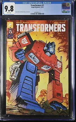 Transformers 1 Cover A First Print CGC 9.8 Image Comics • $59.99