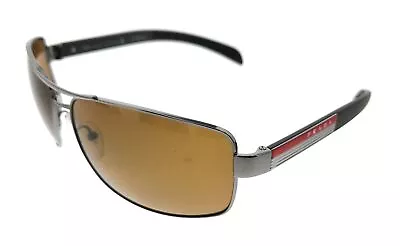 Prada Linea Rossa 0PS 54IS 5AV5Y1 Brown Rectangular Sunglasses • $159.99